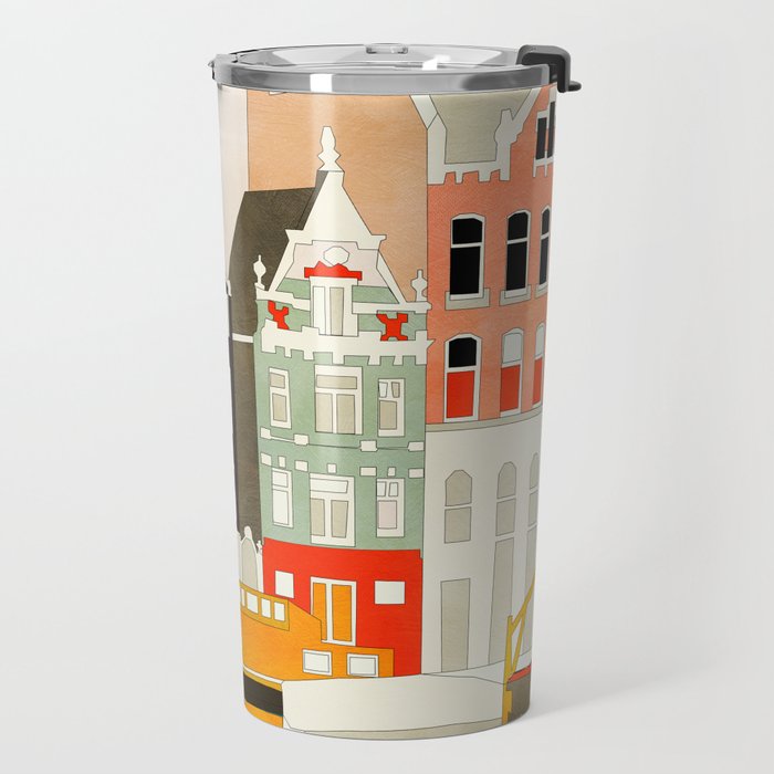 Amsterdam Travel Mug Gallery Image 2
