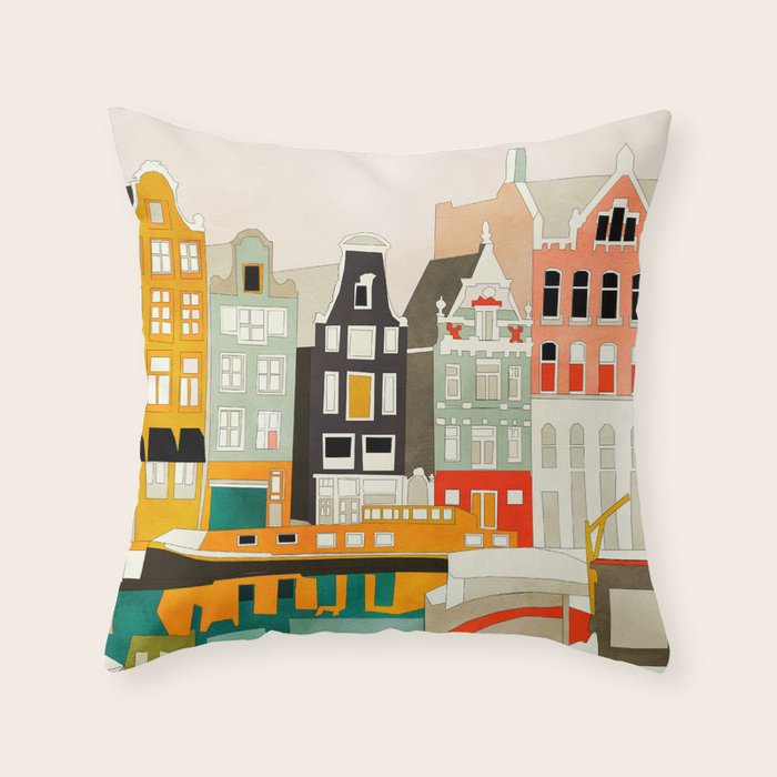 Amsterdam Throw Pillow Gallery Image 6