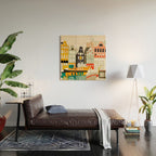 Amsterdam Wood Wall Art Gallery Image 2