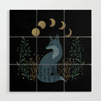 Fox on the Hill Wood Wall Art Gallery Image 1