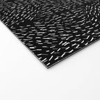 Celestial Stars Art, Black and White, Boho Wall Art Welcome Mat Gallery Image 2