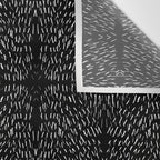 Celestial Stars Art, Black and White, Boho Wall Art Wall Tapestry Gallery Image 3