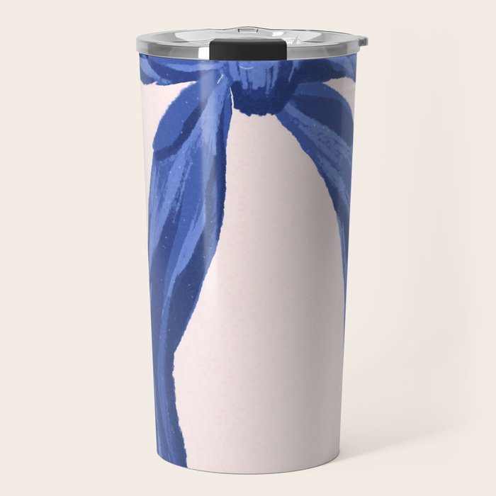Blue realistic bow  Travel Mug Gallery Image 1