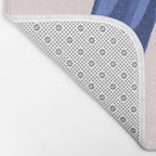 Blue realistic bow  Bath Mat Gallery Image 2