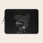 Love or Die Tryin' Cowhand - Black & White Laptop Sleeve Gallery Image 1