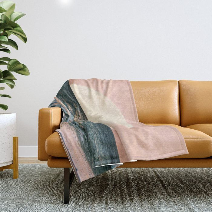 Summer Sunset Throw Blanket Gallery Image 1