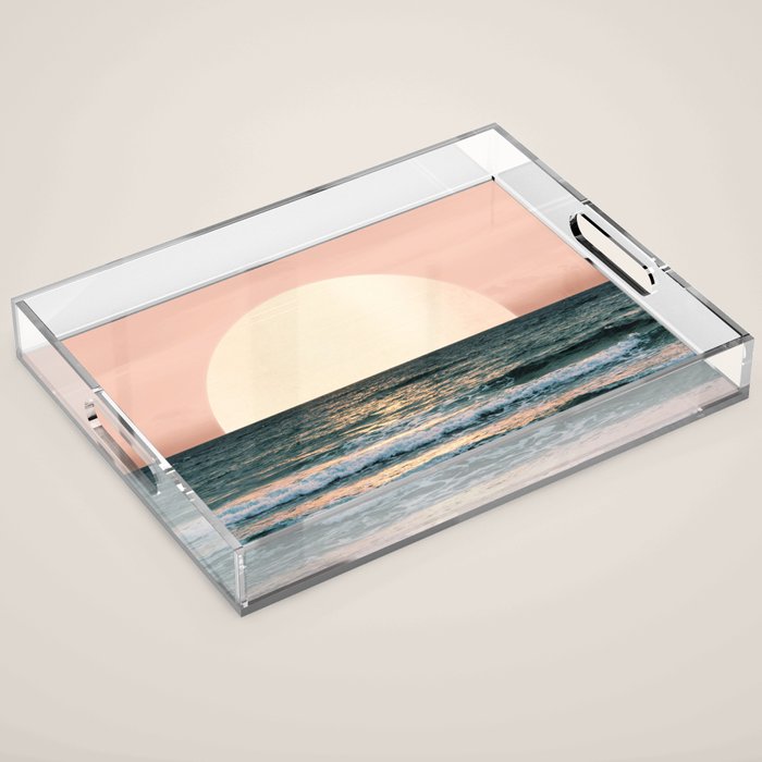 Summer Sunset Acrylic Tray Gallery Image 1