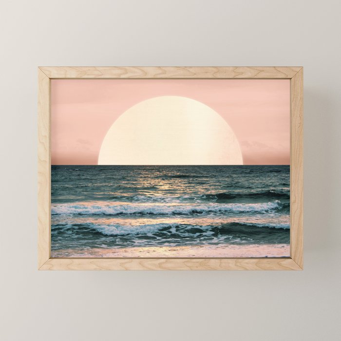 Summer Sunset Mini Art Print Gallery Image 1