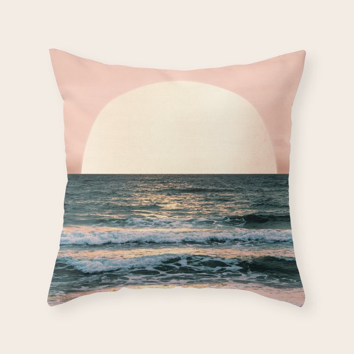 Summer Sunset Throw Pillow Gallery Image 1