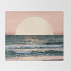 Summer Sunset Throw Blanket Gallery Image 2