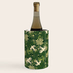Birds & Flowers Green Wine Chiller Gallery Image 1