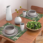 Birds & Flowers Green Placemat Gallery Image 2