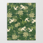 Birds & Flowers Green Notebook Gallery Image 4