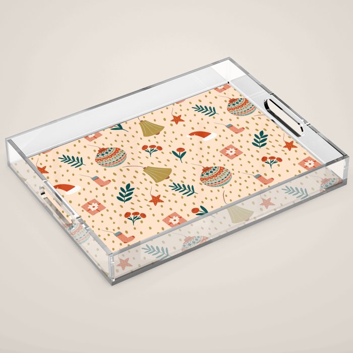 Christmas Joy  Acrylic Tray Gallery Image 1