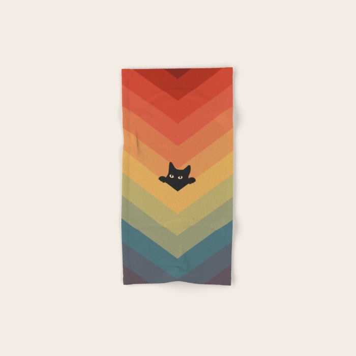 Cat Landscape 165 Bath Towel Gallery Image 1