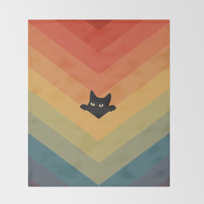 Cat Landscape 165 Throw Blanket Gallery Image 2
