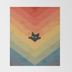 Cat Landscape 165 Throw Blanket Gallery Image 2