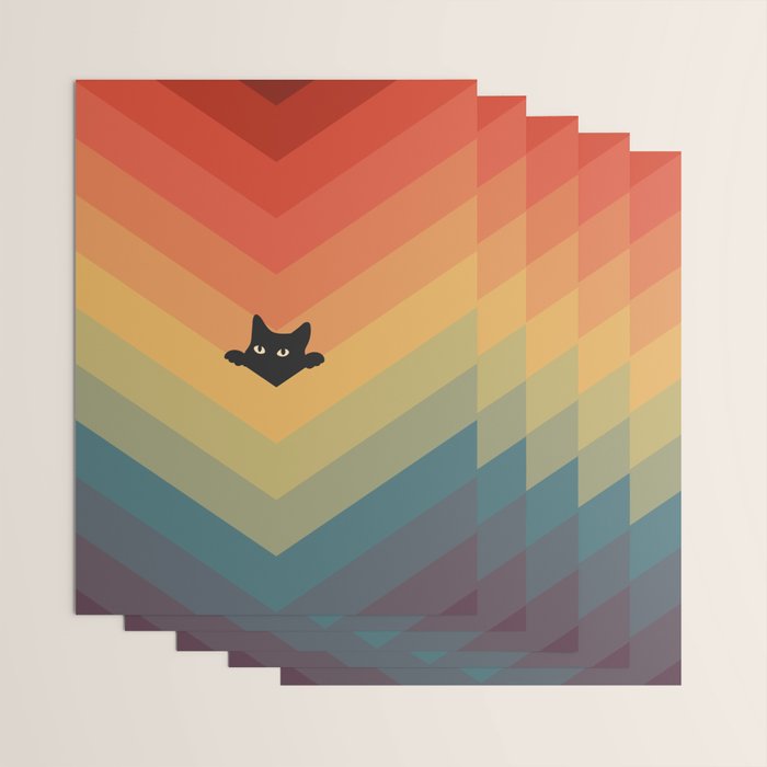 Cat Landscape 165 Wrapping Paper Gallery Image 3