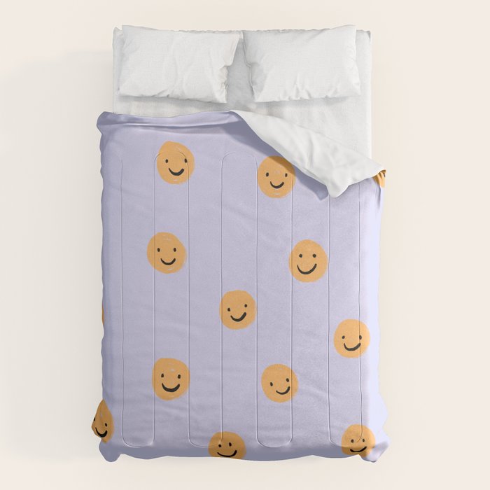 Purple Smiley Face Comforter Gallery Image 6