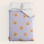 Purple Smiley Face Comforter Gallery Image 6