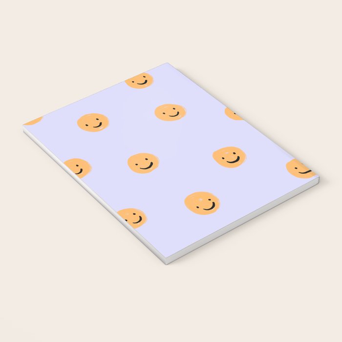 Purple Smiley Face Notebook Gallery Image 3