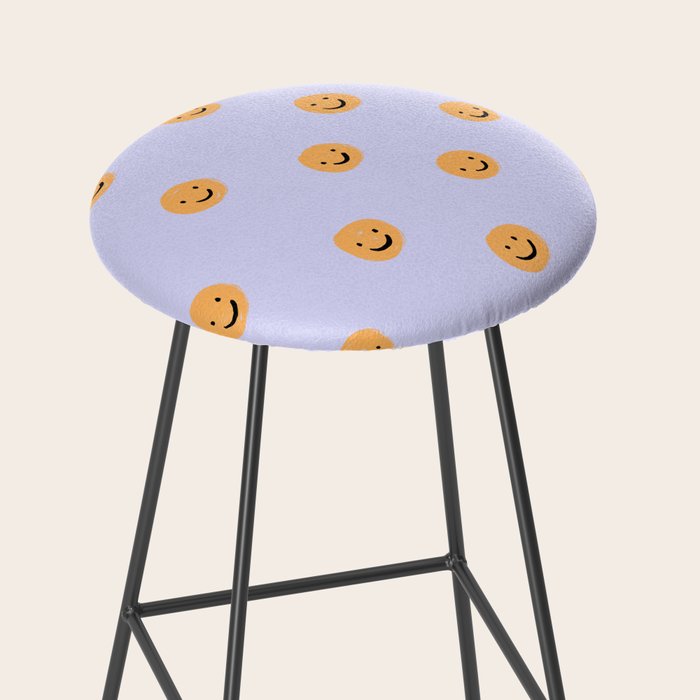 Purple Smiley Face Stool Gallery Image 2