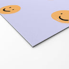 Purple Smiley Face Welcome Mat Gallery Image 2