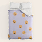Purple Smiley Face Duvet Cover Gallery Image 6