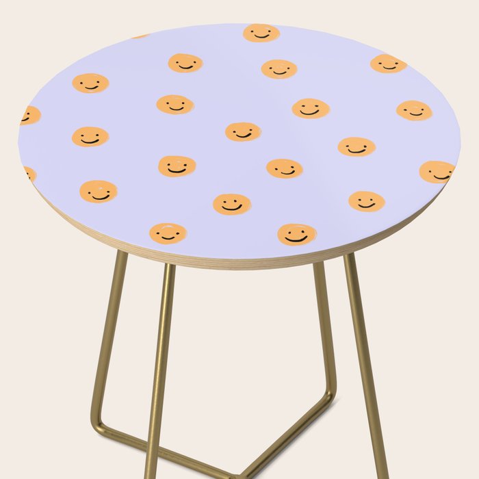Purple Smiley Face Side Table Gallery Image 2