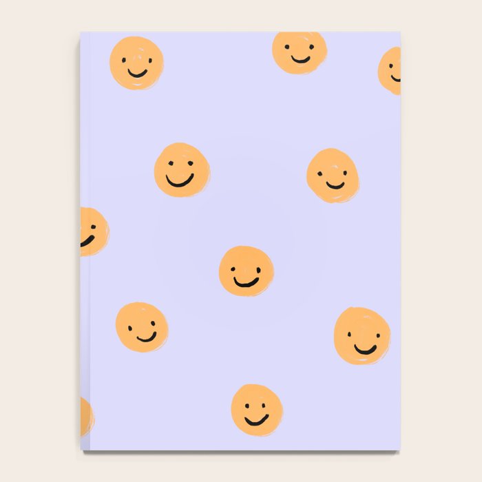 Purple Smiley Face Notebook Gallery Image 4