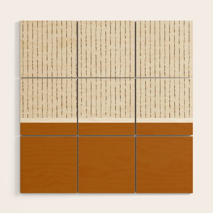 Toffee Wood Wall Art Gallery Image 1