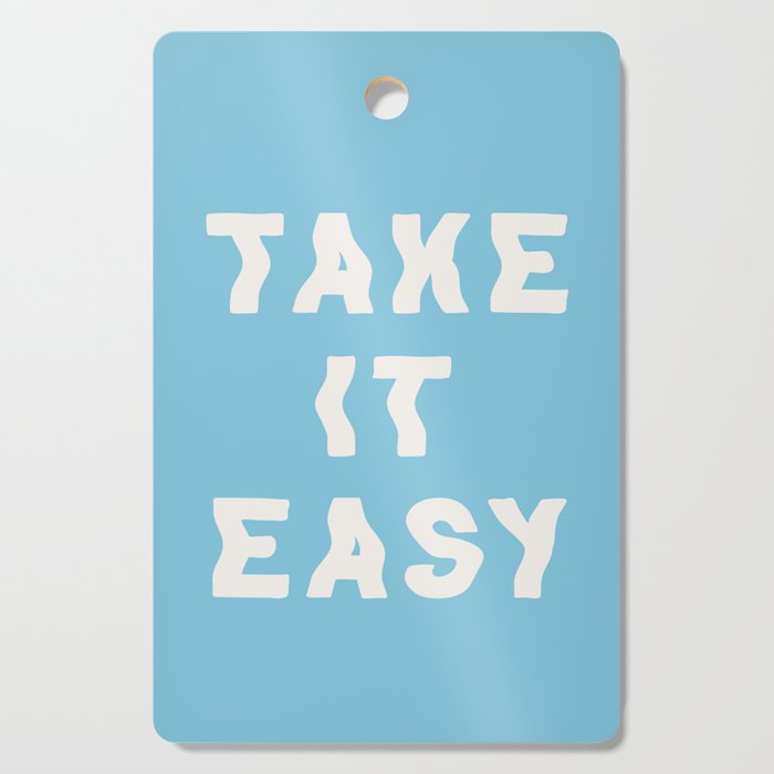 Take It Easy Sky Blue Cutting Board Gallery Image 1