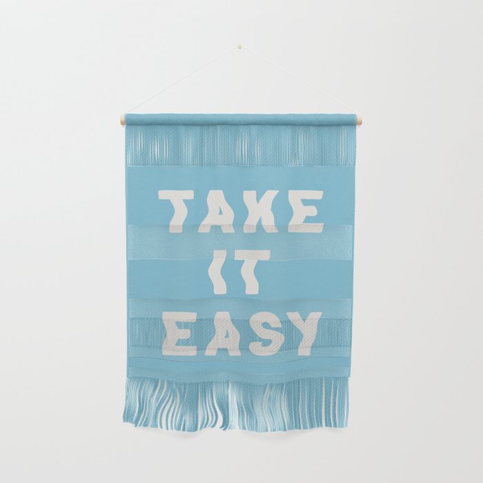 Take It Easy Sky Blue Wall Hanging Gallery Image 1