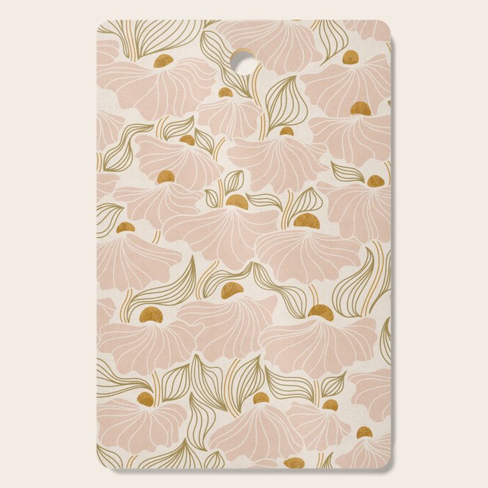 calming essentialsNatural flow meadow blush Cutting Board Gallery Image 1