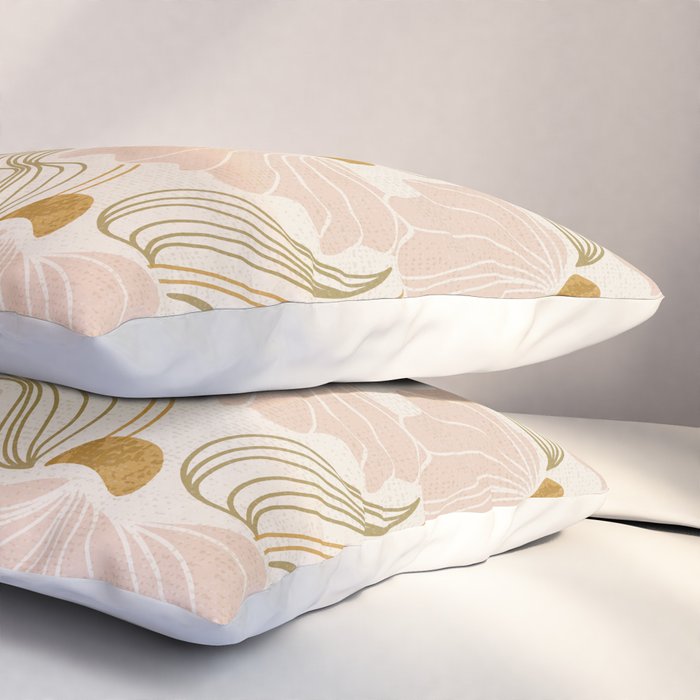 calming essentialsNatural flow meadow blush Pillow Sham Gallery Image 3