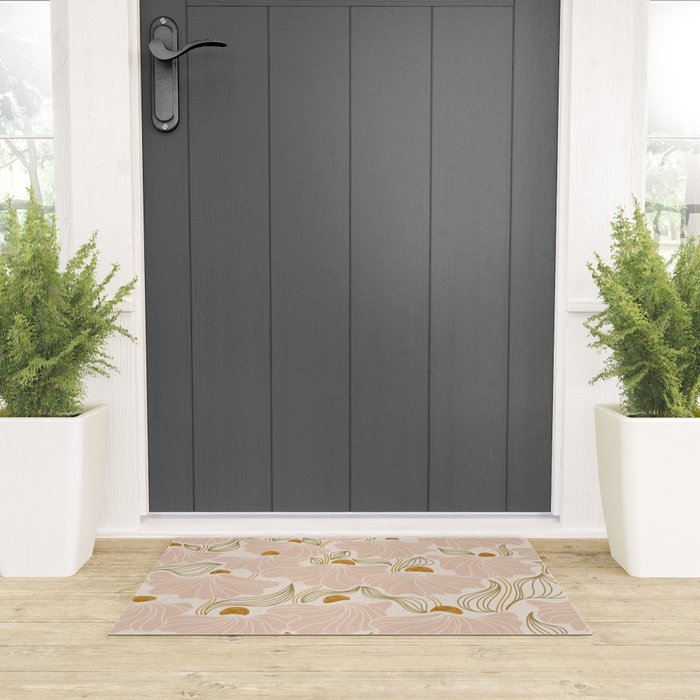 calming essentialsNatural flow meadow blush Welcome Mat Gallery Image 3
