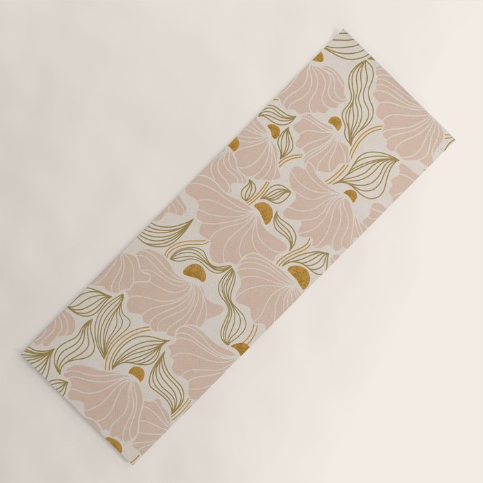 calming essentialsNatural flow meadow blush Yoga Mat Gallery Image 1