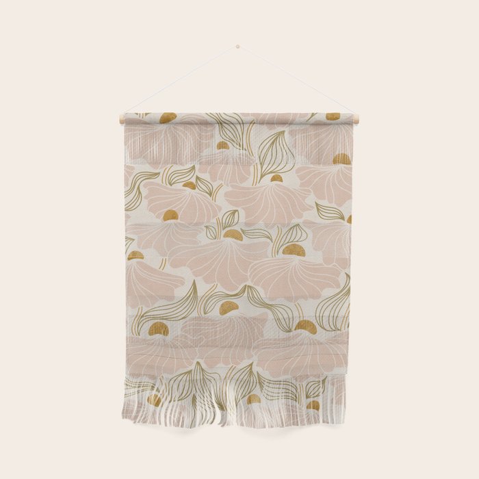calming essentialsNatural flow meadow blush Wall Hanging Gallery Image 1