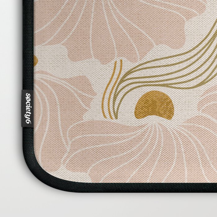 calming essentialsNatural flow meadow blush Laptop Sleeve Gallery Image 3