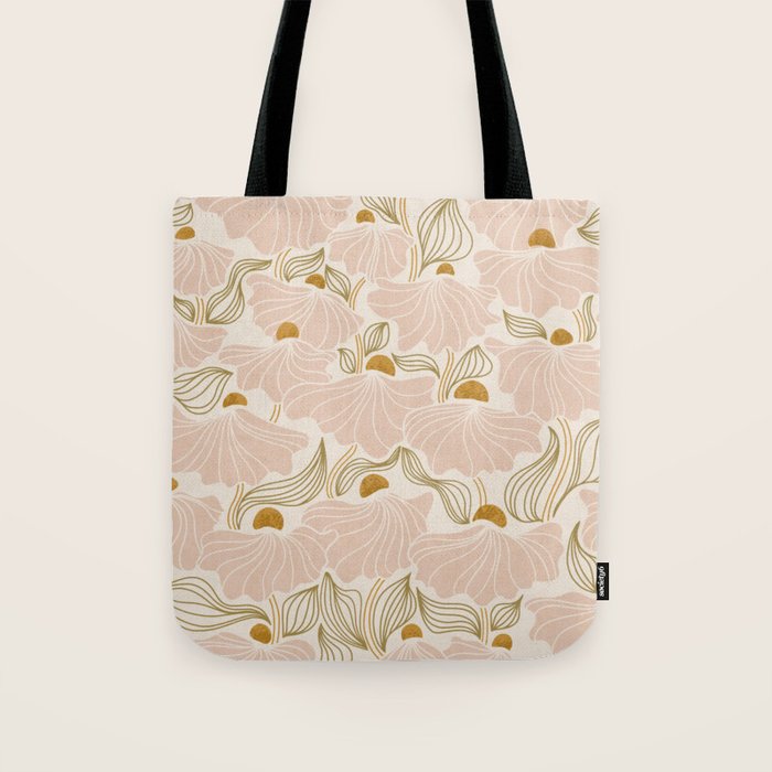 calming essentialsNatural flow meadow blush Tote Bag Gallery Image 1