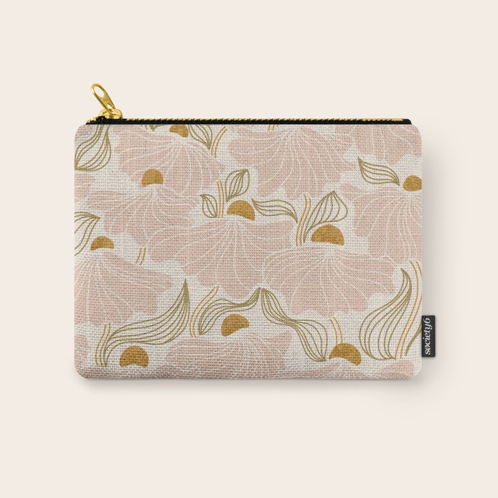 calming essentialsNatural flow meadow blush Carry All Pouch Gallery Image 1