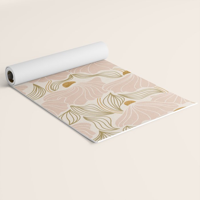 calming essentialsNatural flow meadow blush Yoga Mat Gallery Image 2