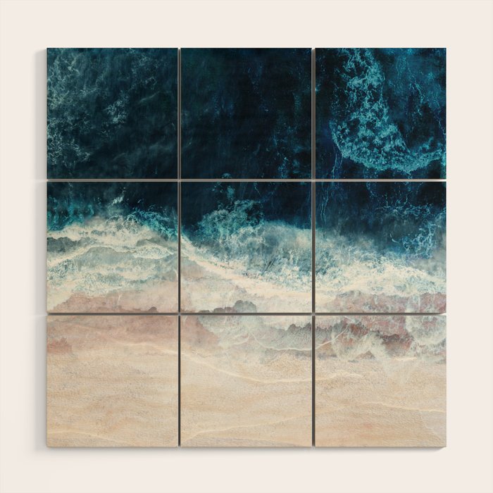 Blue Sea II Wood Wall Art Gallery Image 1