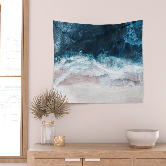 Blue Sea II Wall Tapestry Gallery Image 2