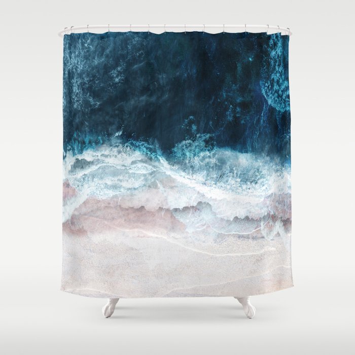 Blue Sea II Shower Curtain Gallery Image 1