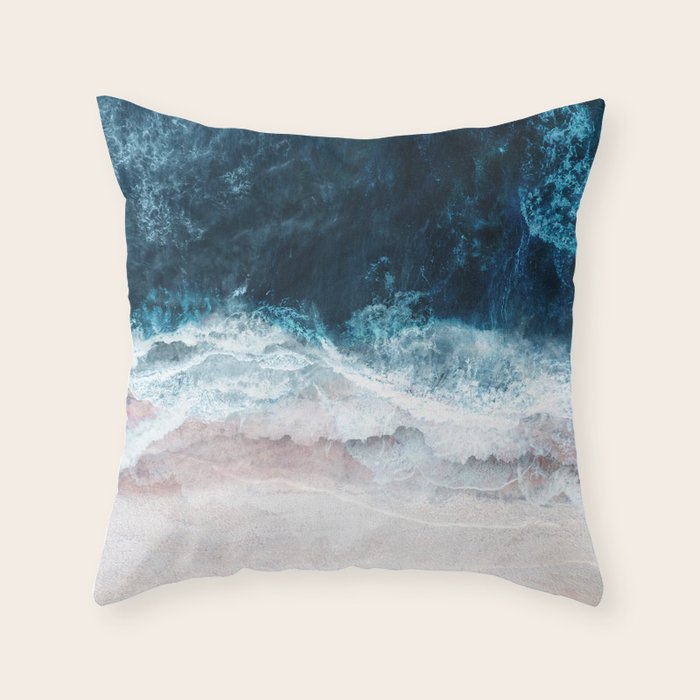 Blue Sea II Throw Pillow Gallery Image 1