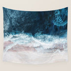 Blue Sea II Wall Tapestry Gallery Image 4