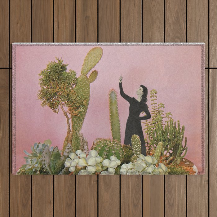The Wonders of Cactus Island Outdoor Rug Gallery Image 1