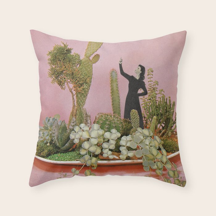 The Wonders of Cactus Island Throw Pillow Gallery Image 6