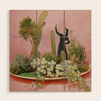 The Wonders of Cactus Island Wood Wall Art Gallery Image 1